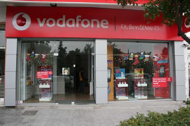 Vodafone retail store interior